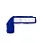 Насадка моп плоская Vileda Professional ДастМоп синтетическая 100 см синяя (арт. производителя 155434) Фото 1