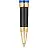 Набор Delucci "Azzurro": ручка шарик., 1мм и ручка-роллер, 0,6мм, синие, корпус син/зол., подарочная упаковка Фото 1