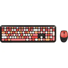 Набор клавиатура+мышь Smartbuy мультимедийный, черный(SBC-666395AG-K)