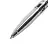 Ручка подарочная шариковая GALANT "Basel", корпус серебристый с черным, хромированные детали, пишущий узел 0,7 мм, синяя, 141665 Фото 2
