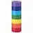 Клейкие WASHI-ленты для декора РАДУЖНЫЕ, однотонные, 15 мм х 3 м, 7 цветов, рисовая бумага, ОСТРОВ СОКРОВИЩ, 661702 Фото 0