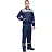 Костюм рабочий летний мужской Л20-КПК с СОП синий/серый (размер 64-66, рост 170-176) Фото 0