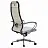 Кресло офисное МЕТТА "К-31" хром, экокожа, сиденье и спинка мягкие, белое Фото 3