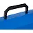 Папка-портфель пластиковая Attache A4 синяя (317х240 мм, 1 отделение) Фото 3