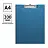 Папка-планшет с зажимом OfficeSpace А4, ПВХ, синий Фото 0