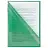 Папка-уголок BRAUBERG, зеленая, 0,10 мм, 223965 Фото 1