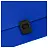 Папка-портфель 1 отделение СТАММ "Стандарт" А4, 1000мкм, на замке, пластик, синяя Фото 3