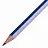 Набор карандашей чернографитных BRAUBERG "GX-100" 12 шт., HB, с ластиком, корпус синий, 181722 Фото 1
