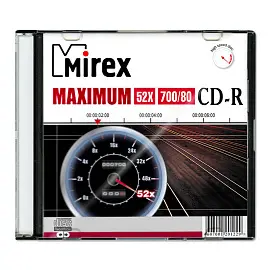 Диск CD-R Mirex 700 МБ 52x slim box UL120052A8S