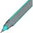 Ручка шариковая Attache Meridian синяя корпус soft touch (серо-бирюзовый корпус, толщина линии 0.35 мм) Фото 1