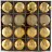 Набор шаров 6 см 16 шт, золотые AC13/4436(6016)/G Фото 0