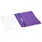 Скоросшиватель пластиковый Attache Economy A4 до 100 листов фиолетовый (толщина обложки 0.1/0.12 мм, 10 штук в упаковке) Фото 3