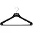 Вешалка-плечики для легкой одежды Attache С044 с перекладиной черная (размер 48-50)
