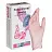 Перчатки одноразовые смотровые нитриловые Foxy-Gloves текстурированные нестерильные неопудренные размер L (8-9) розовые (50 пар/100 штук в упаковке)