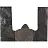 Пакет-майка ПНД 28 (+2) мкм черный (30+18x56 см, 100 штук в упаковке) из вторичного сырья эконом Фото 1