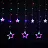 Электрогирлянда-занавес комнатная "Звезды" 3х1 м, 138 LED, мультицветная, 220 V, ЗОЛОТАЯ СКАЗКА, 591339 Фото 0