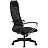 Кресло руководителя Метта SU-BK-8 PL, ткань-сетка черная №20, спинка-сетка, топ-ган (101/001, 131/001) Фото 1