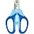 Ножницы 180 мм Attache Ergo&Soft с пластиковыми прорезиненными симметричными ручками синего цвета Фото 4