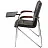 Конференц-кресло FA_SAMBA ST Chrome к/з черный DO350/орех Фото 1