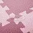Коврик-пазл напольный 0,9х0,9 м, мягкий, розовый, 9 элементов 30х30 см, толщина 1 см, ЮНЛАНДИЯ, 664660 Фото 4