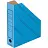 Лоток вертикальный для бумаг 75 мм Attache картонный синий (2 штуки в упаковке) Фото 2
