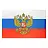 Флаг РФ 90*135см, с гербом, пакет с европодвесом