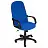 Кресло для руководителя 747 синее (ткань, пластик)
