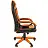 Кресло игровое Helmi HL-S16 "Pilot", экокожа, черная/оранжевая, механизм качания Фото 1