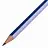 Набор карандашей чернографитных BRAUBERG "GX-100" 4 шт., HB, с ластиком, корпус синий, 181721 Фото 1
