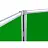 Доска магнитно-меловая 100x300 см трехсекционная зеленая лаковое покрытие Attache Фото 2