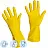 Перчатки латексные Gward Lotos G60 желтые (размер 8, M)