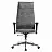 Кресло офисное МЕТТА "L1m 42/2D", хром, 2D-подлокотники, сиденье и спинка мягкие, велюр, темно-серое Фото 2