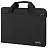 Сумка портфель HEIKKI PROFITABLE (ХЕЙКИ) с отделением для ноутбука 14", багаж лента, черная, 26х36х3 см, 272598 Фото 0