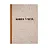 Книга учета OfficeSpace, А4, 144л., клетка, 200*290мм, твердая обложка "крафт", блок типографский