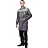 Халат рабочий мужской у19-ХЛ темно-серый/светло-серый (размер 48-50, рост 170-176) Фото 1