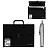 Папка-портфель пластиковая BRAUBERG А4 (332х245х35 мм), 13 отделений, фактура диагональ, черная, 221375 Фото 4