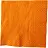 Салфетки бумажные Profi Pack 24x24 см оранжевые 2-слойные 250 штук в упаковке Фото 0