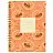 Записная книжка А6 96л., на гребне BG "Apricot Crush", глянцевая ламинация, тиснение фольгой, твердая обложка Фото 1