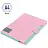 Папка 5 отделений Berlingo "Haze", А4, 600мкм, на кнопке, розовая, софт-тач Фото 0