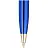 Набор Delucci "Azzurro": ручка шарик., 1мм и ручка-роллер, 0,6мм, синие, корпус син/зол., подарочная упаковка Фото 0