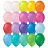 Воздушные шары, 100шт., М12/30см, MESHU, пастель, 20 цветов ассорти