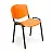 Стул офисный Easy Chair Изо оранжевый (пластик, металл черный) Фото 1
