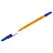Ручка шариковая СТАММ "Оптима" синяя, 1,0мм, оранжевый корпус