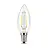 Лампа светодиодная Gauss LED Filament C 9Вт E14 2700К 680Лм 220В 103801109 Фото 1