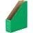 Лоток вертикальный для бумаг 75 мм Attache картонный зеленый (2 штуки в упаковке) Фото 0