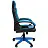 Кресло игровое Helmi HL-S16 "Pilot", экокожа, черная/синяя, механизм качания Фото 1