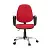 Кресло офисное Easy Chair 222 красное (ткань, металл)