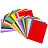 Набор цветного картона и бумаги А4 ТОНИРОВАННЫХ В МАССЕ, 30+30 л., 15 цв., BRAUBERG, "Радуга", 115087 Фото 1