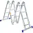 Лестница-трансформер Комус алюминиевая четырехсекционная 4х4 ступени Фото 3