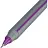 Ручка шариковая Attache Meridian синяя корпус soft touch (серо-фиолетовый корпус, толщина линии 0.35 мм) Фото 1